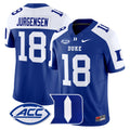 Men's Duke Blue Devils 2024 Vapor Limited Jersey - All Stitched - Royal Alternate, Sonny Jurgensen