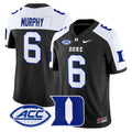 Men's Duke Blue Devils 2024 Vapor Limited Jersey - All Stitched - Black Alternate, Maalik Murphy