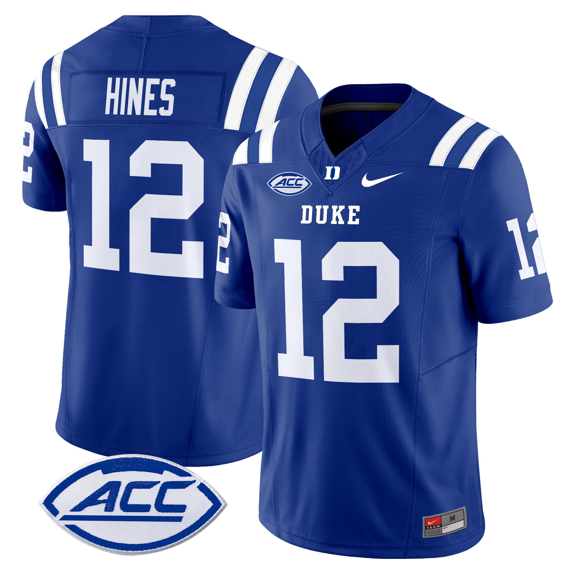 Men's Duke Blue Devils 2024 Vapor Limited Jersey - All Stitched - Royal, Clarkston Hines