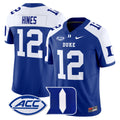 Men's Duke Blue Devils 2024 Vapor Limited Jersey - All Stitched - Royal Alternate, Clarkston Hines