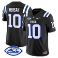 Men's Duke Blue Devils 2025 Vapor Limited Jersey - All Stitched - Black, Darian Mensah