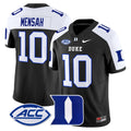 Men's Duke Blue Devils 2025 Vapor Limited Jersey - All Stitched - Black Alternate, Darian Mensah