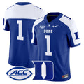Men's Duke Blue Devils 2025 Vapor Limited Jersey - All Stitched - Royal Alternate, #1 Team