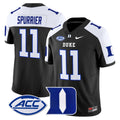 Men's Duke Blue Devils 2025 Vapor Limited Jersey - All Stitched - Black Alternate, Steve Spurrier
