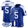 Men's Duke Blue Devils 2025 Vapor Limited Jersey - All Stitched - Royal Alternate, Peyton Jones