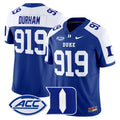 Men's Duke Blue Devils 2025 Vapor Limited Jersey - All Stitched - Royal Alternate, Durham 919