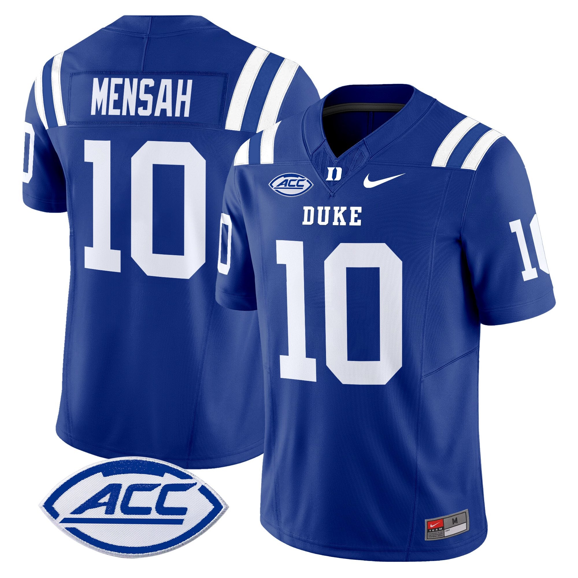 Men's Duke Blue Devils 2025 Vapor Limited Jersey - All Stitched - Royal, Darian Mensah