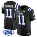 Men's Duke Blue Devils 2025 Vapor Limited Jersey - All Stitched - Black, Steve Spurrier