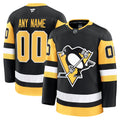 Pittsburgh Penguins Fanatics Home Premium Custom Jersey - Black