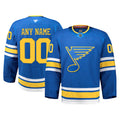 St. Louis Blues Fanatics Home Pro Custom Jersey - Blue