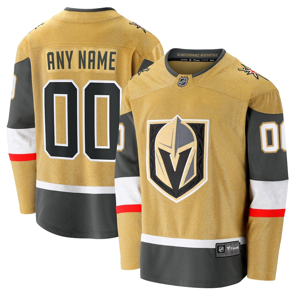 Vegas Golden Knights Fanatics Home Breakaway Custom Jersey -