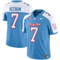 Men's Houston Cougars 2024 Oilers Inspired Vapor Limited Jersey V2 - All Stitched - Alternate, Case Keenum