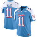 Men's Houston Cougars 2024 Oilers Inspired Vapor Limited Jersey V2 - All Stitched - Alternate, Andre Ware