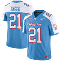 Men's Houston Cougars 2024 Oilers Inspired Vapor Limited Jersey V2 - All Stitched - Alternate, Stacy Sneed