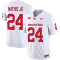 Men's Houston Cougars 2024 Oilers Inspired Vapor Limited Jersey V3 - All Stitched - White, Tony Mathis Jr.