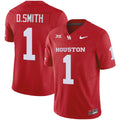 Men's Houston Cougars 2024 Oilers Inspired Vapor Limited Jersey V3 - All Stitched - Red, Donovan Smith