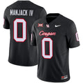 Men's Houston Cougars 2024 Oilers Inspired Vapor Limited Jersey V3 - All Stitched - Black, Manjack IV