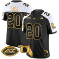 Men's Miami Hurricanes 2024 Florida Patch Gold Vapor Limited Jersey - All Stitched - Alternate, Ed Reed