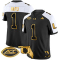 Men's Miami Hurricanes 2024 Florida Patch Gold Vapor Limited Jersey - All Stitched - Alternate, Cam Ward