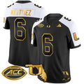 Men's Miami Hurricanes 2024 Florida Patch Gold Vapor Limited Jersey - All Stitched - Alternate, Damien Martinez