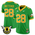 Men's Oregon Ducks 2024 BIG & Forever Gang Green Patch Vapor Limited Jersey - All Stitched - Green, Bryce Boettcher
