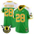 Men's Oregon Ducks 2024 BIG & Forever Gang Green Patch Vapor Limited Jersey - All Stitched - Green Alternate, Bryce Boettcher