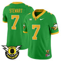 Men's Oregon Ducks 2024 BIG & Forever Gang Green Patch Vapor Limited Jersey - All Stitched - Green, Evan Stewart