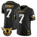 Men's Oregon Ducks 2024 Forever Gang Green & BIG Patch Gold Vapor Limited Jersey - All Stitched - Black Limited, Evan Stewart