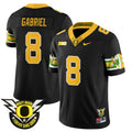 Men's Oregon Ducks 2024 Forever Gang Green Jersey - All Stitched - Black, Dillon Gabriel
