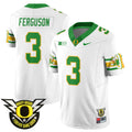 Men's Oregon Ducks 2024 Forever Gang Green Jersey - All Stitched - White, Terrance Ferguson