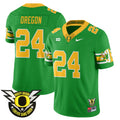 Men's Oregon Ducks 2024 Forever Gang Green Jersey - All Stitched - Green, Oregon