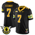 Men's Oregon Ducks 2024 Forever Gang Green Jersey - All Stitched - Black, Evan Stewart
