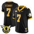 Men's Oregon Ducks 2024 Forever Gang Green Jersey V2 - All Stitched - Black, Evan Stewart