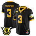 Men's Oregon Ducks 2024 Forever Gang Green Jersey V2 - All Stitched - Black, Terrance Ferguson