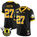 Men's Oregon Ducks 2024 Forever Gang Green Jersey V2 - All Stitched - Black, Daylen Austin
