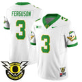 Men's Oregon Ducks 2024 Forever Gang Green Jersey V2 - All Stitched - White, Terrance Ferguson