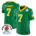 Men's Oregon Ducks 2024 Rose Bowl Game Vapor Limited Jersey V2 - All Stitched - Green, Evan Stewart