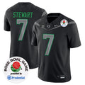 Men's Oregon Ducks 2024 Rose Bowl Game Vapor Limited Jersey V2 - All Stitched - Black, Evan Stewart
