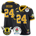 Men's Oregon Ducks 2024 Rose Bowl Vapor Limited Jersey - All Stitched - Black, Oregon