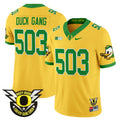 Men's Oregon Ducks 2025 Vapor Limited Jersey - All Stitched - Gold, Duck Gang 503