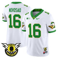 Men's Oregon Ducks 2025 Vapor Limited Jersey - All Stitched - White, Austin Novosad