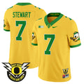 Men's Oregon Ducks 2025 Vapor Limited Jersey - All Stitched - Gold, Evan Stewart