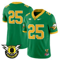 Men's Oregon Ducks 2025 Vapor Limited Jersey - All Stitched - Green, #25 Oregon