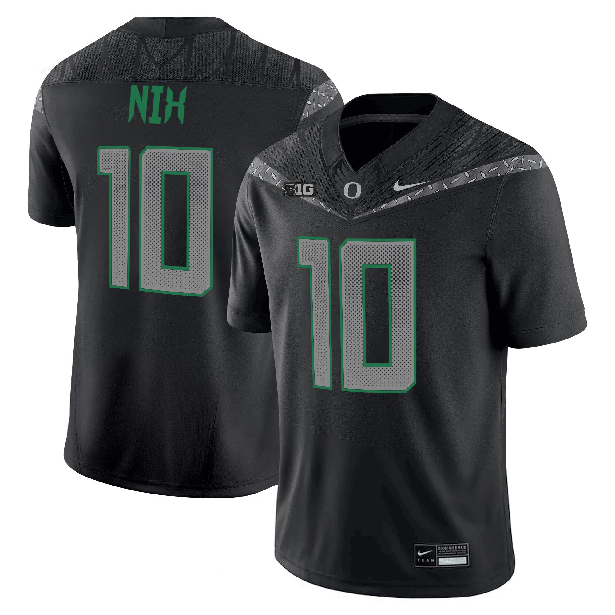 Men's Oregon Ducks 2025 Vapor Limited Jersey V2 - All Stitched - Black, Bo Nix