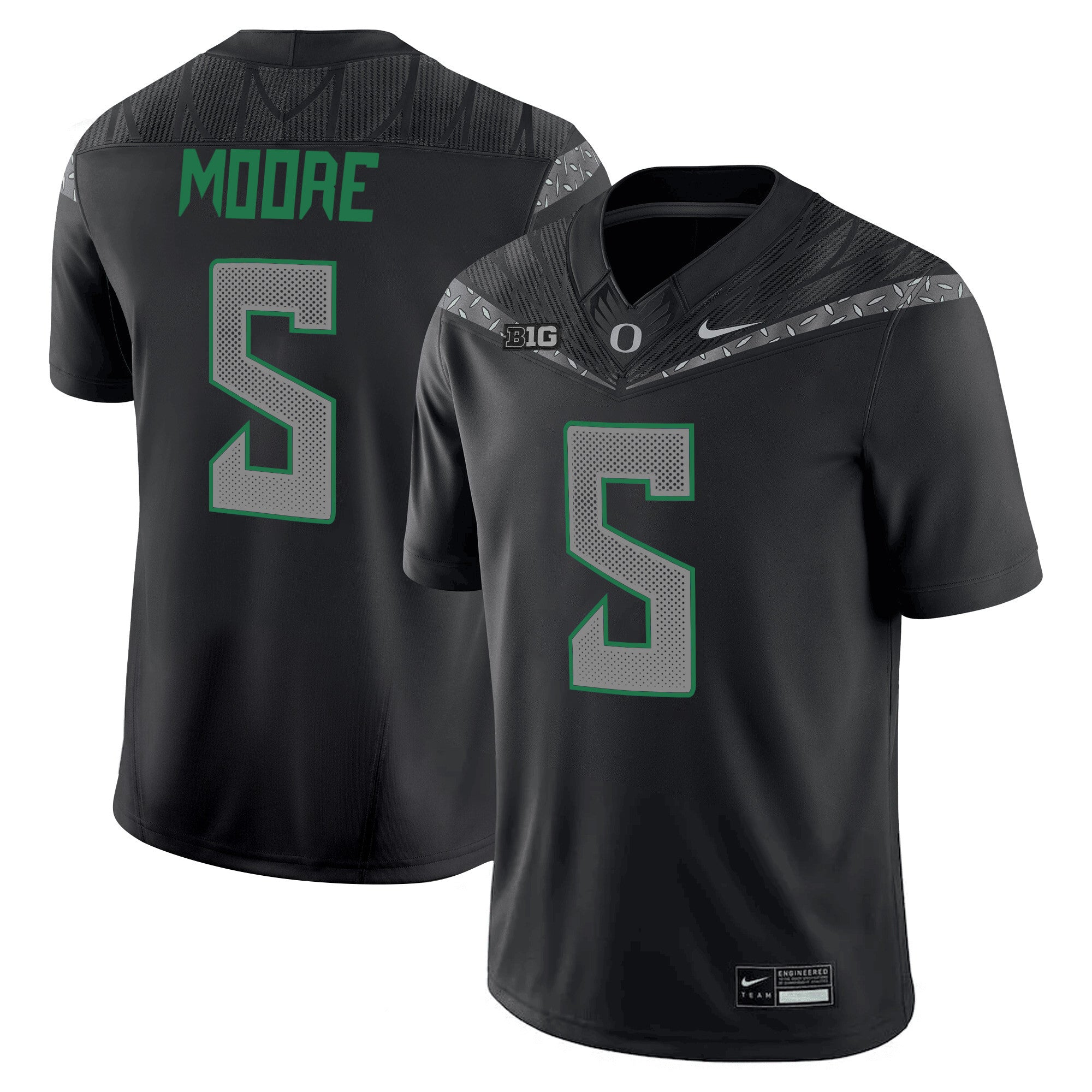 Men's Oregon Ducks 2025 Vapor Limited Jersey V2 - All Stitched - Black, Dante Moore