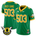 Men's Oregon Ducks 2025 Vapor Limited Jersey V2 - All Stitched - Green, Duck Gang 503
