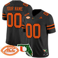 Miami Hurricanes 2024 Florida Patch Vapor Limited Custom Jersey - All Stitched - Men, Black