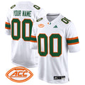 Miami Hurricanes 2024 Game Custom Jersey - All Stitched - Men, White