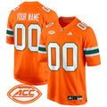 Miami Hurricanes 2024 Game Custom Jersey - All Stitched - Men, Orange
