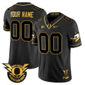 Oregon Ducks 2024 Forever Gang Green & BIG Patch Gold Vapor Limited Custom Jersey - All Stitched - Men, Black Gold